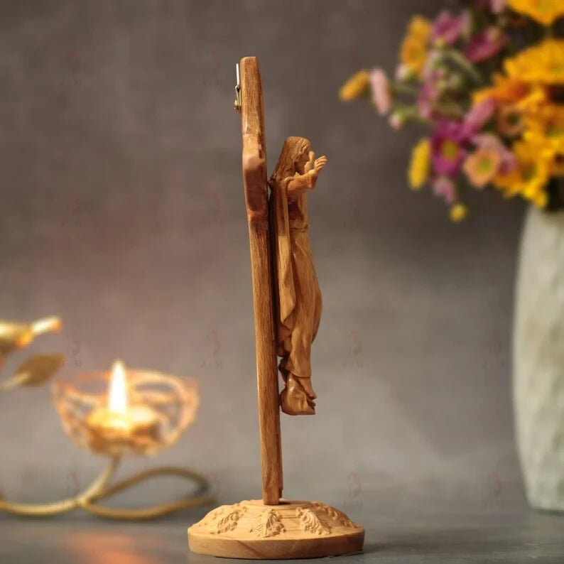 Resurrection of Jesus Christ Wooden Wall Hangings, Prayer Altar Catholic , Religious Home Decor, Home Altar, Catholic Home Altar for family, Religious Catholic Statue, Housewarming Gift