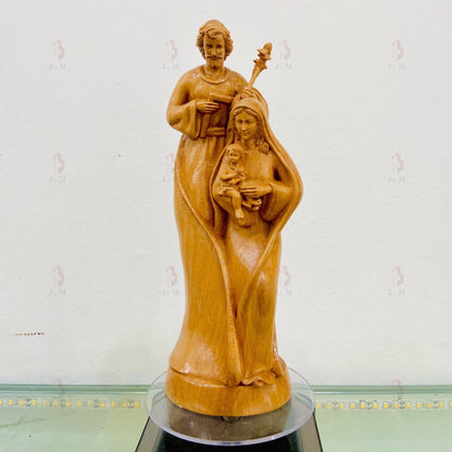 Holy Family Jesus- Virgin Mary- St Joseph Christian Sculpture Christian Art Home Decor and Gifts Religious Icons of Saint Prayer Altar