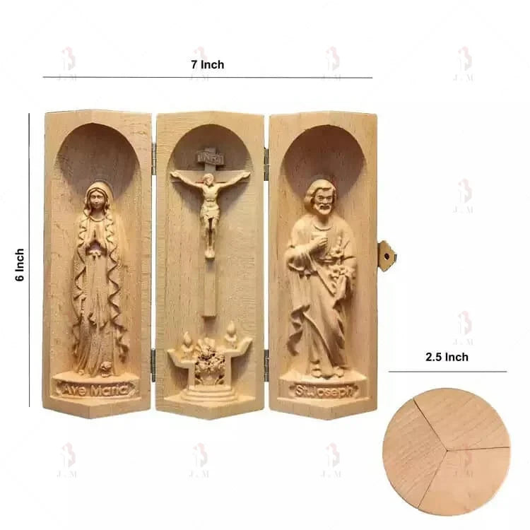 Mini Wooden Catholic Altar