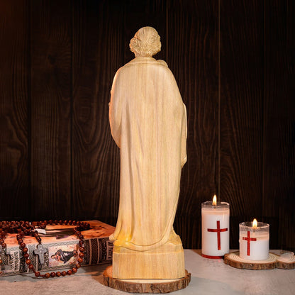 St Joseph & Child Statue | Hand Carved | Multiple Sizes