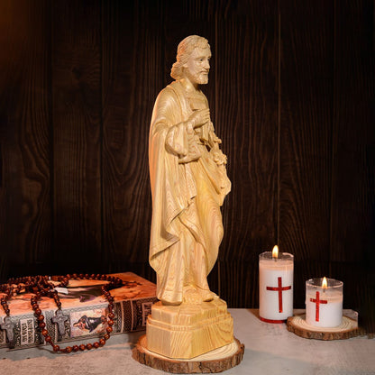 Saint Joseph the worker statue | Hand Carved | Multiple Sizes