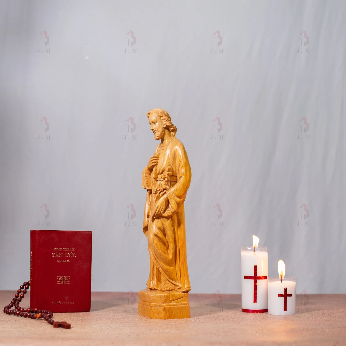 Saint Joseph the worker statue | Hand Carved | Multiple Sizes