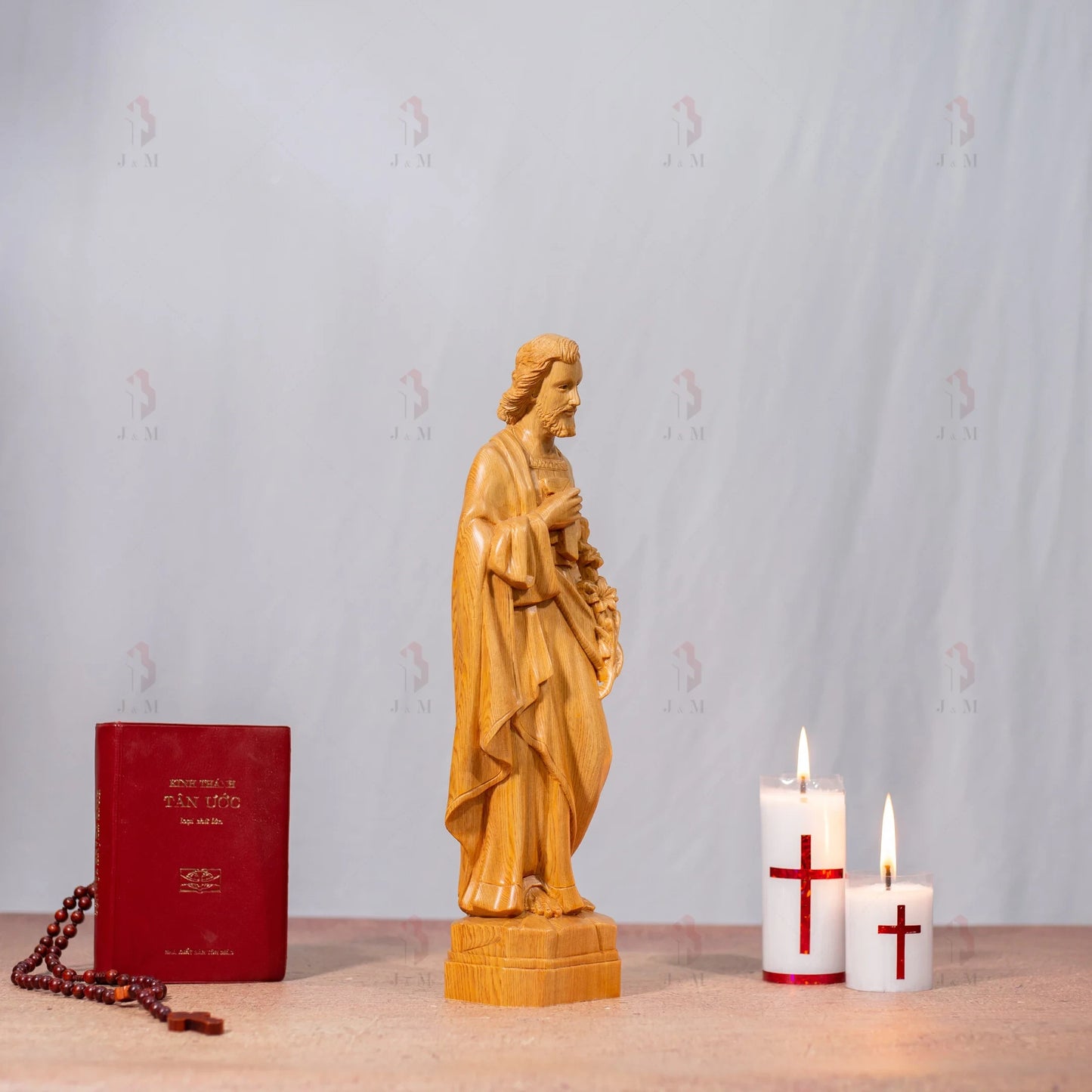 Saint Joseph the worker statue | Hand Carved | Multiple Sizes