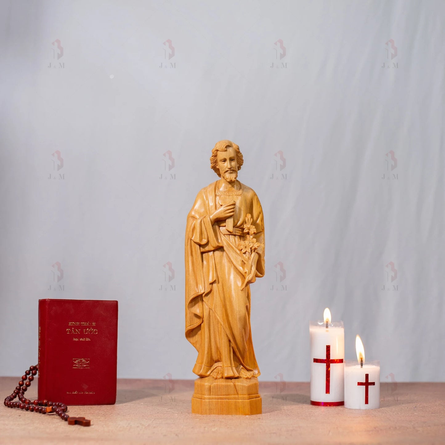 Saint Joseph the worker statue | Hand Carved | Multiple Sizes