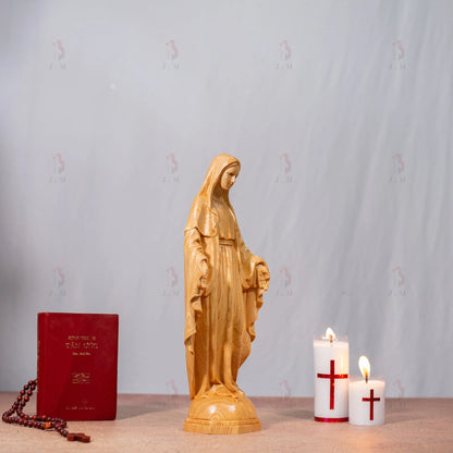 The Blessed Virgin Mary Statue Sculpture, Our Blessed Virgin Mary | Hand Carved | Multiple Sizes