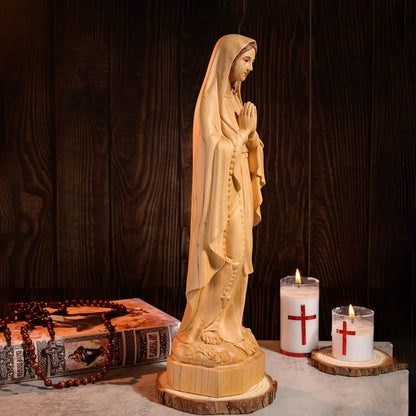 Virgin Mary statue Statue | Hand Carved | Multiple Sizes