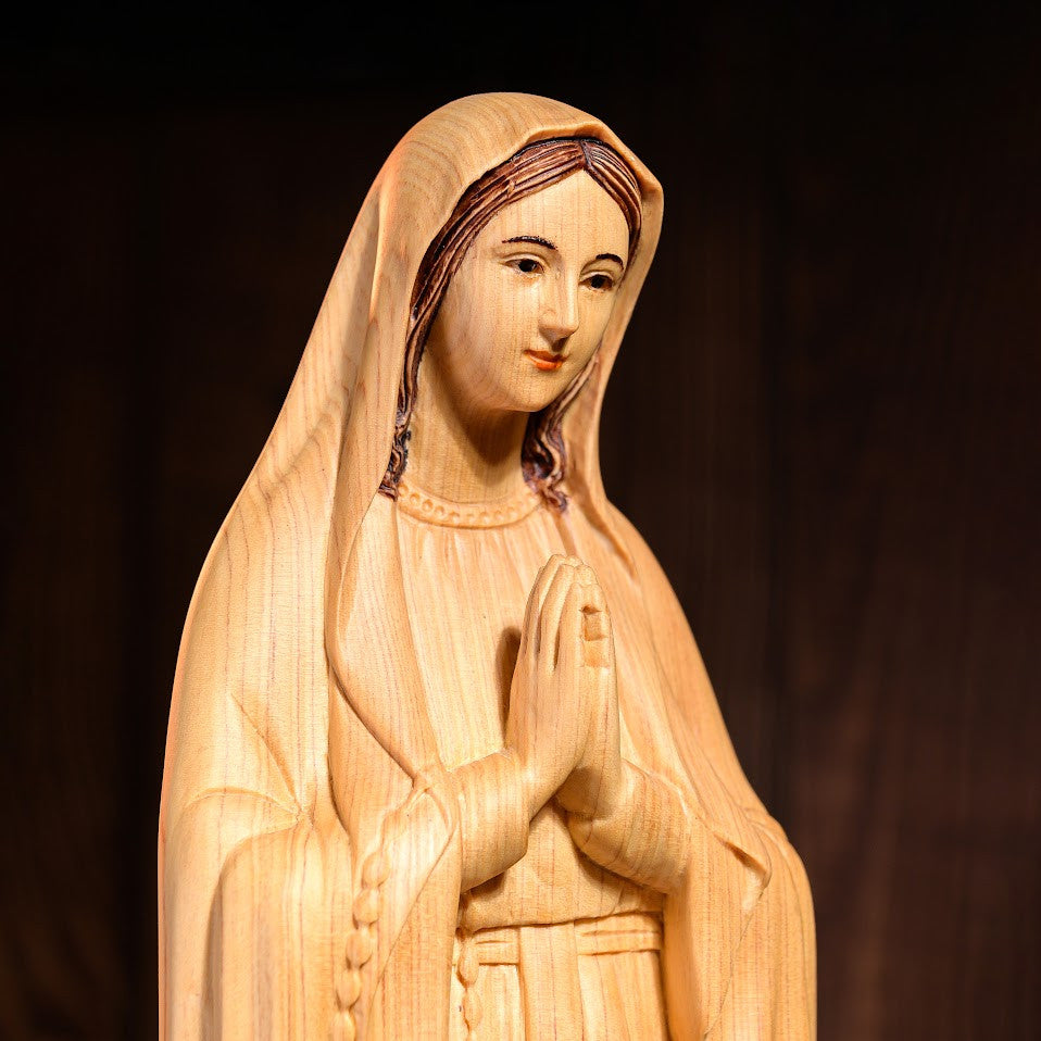 Virgin Mary statue Statue | Hand Carved | Multiple Sizes