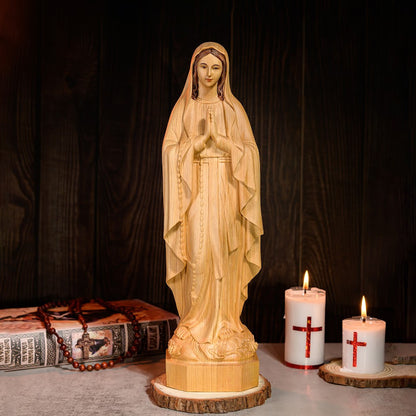 Virgin Mary statue Statue | Hand Carved | Multiple Sizes