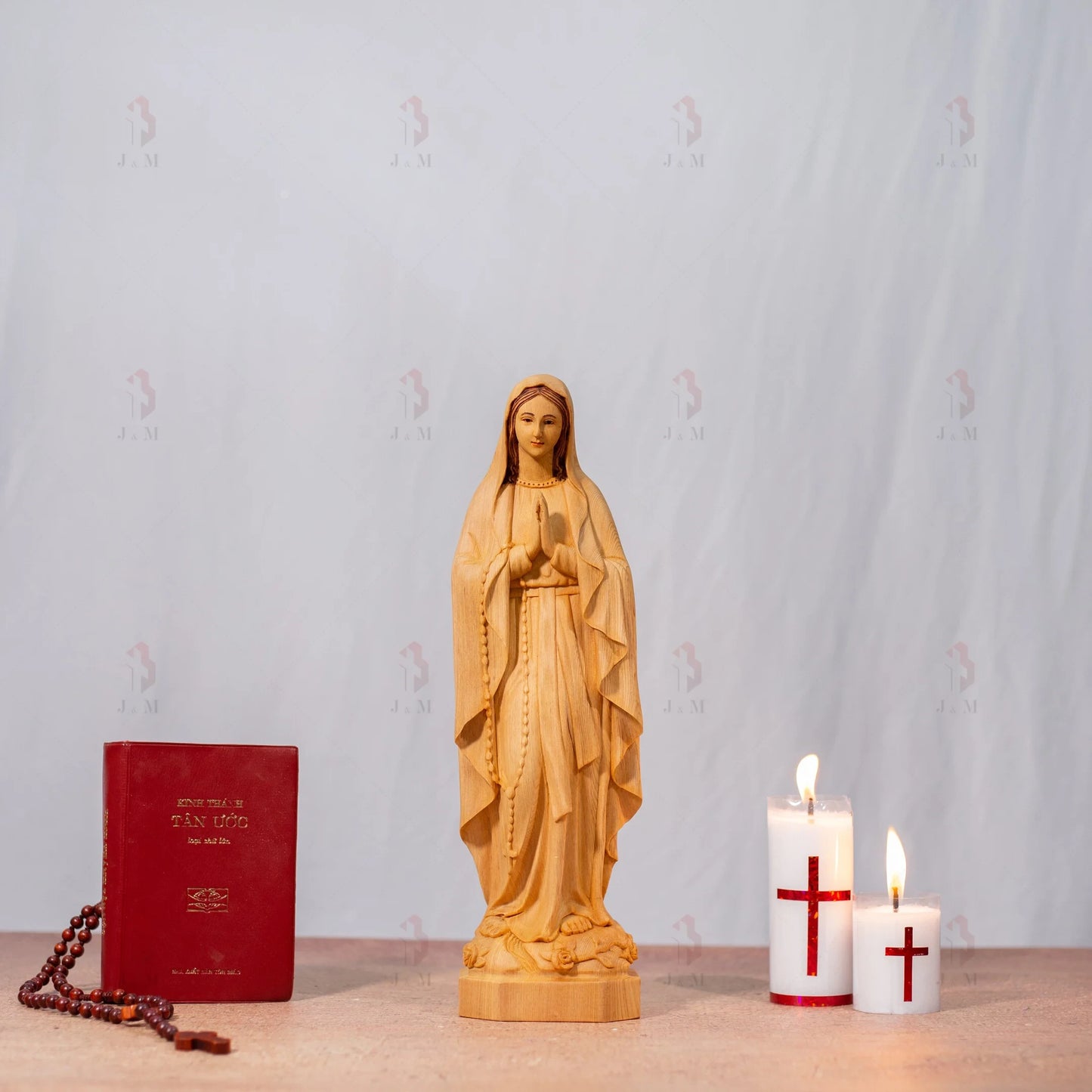 Virgin Mary statue Statue | Hand Carved | Multiple Sizes