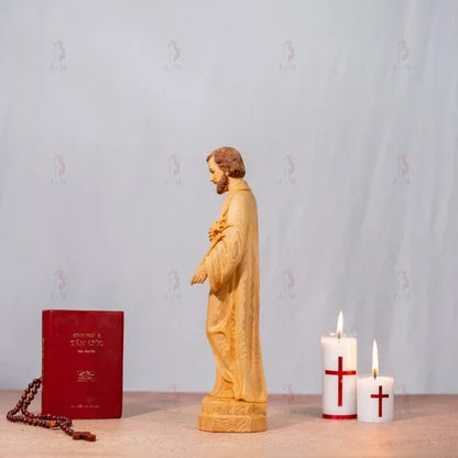 St. Joseph the Worker Statue | Hand Carved | Multiple Sizes