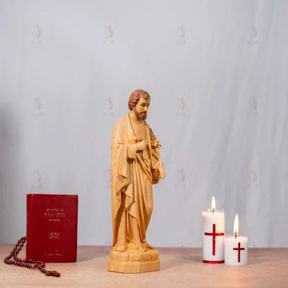 St. Joseph the Worker Statue | Hand Carved | Multiple Sizes