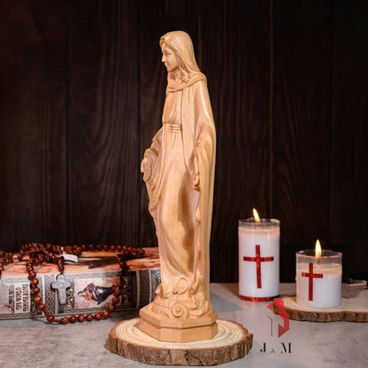 Our Lady of Grace Blessed Virgin, Mother Mary, Wooden Catholic Religious Gifts, Housewarming Gift, Home Decor, Mom Christmas gift