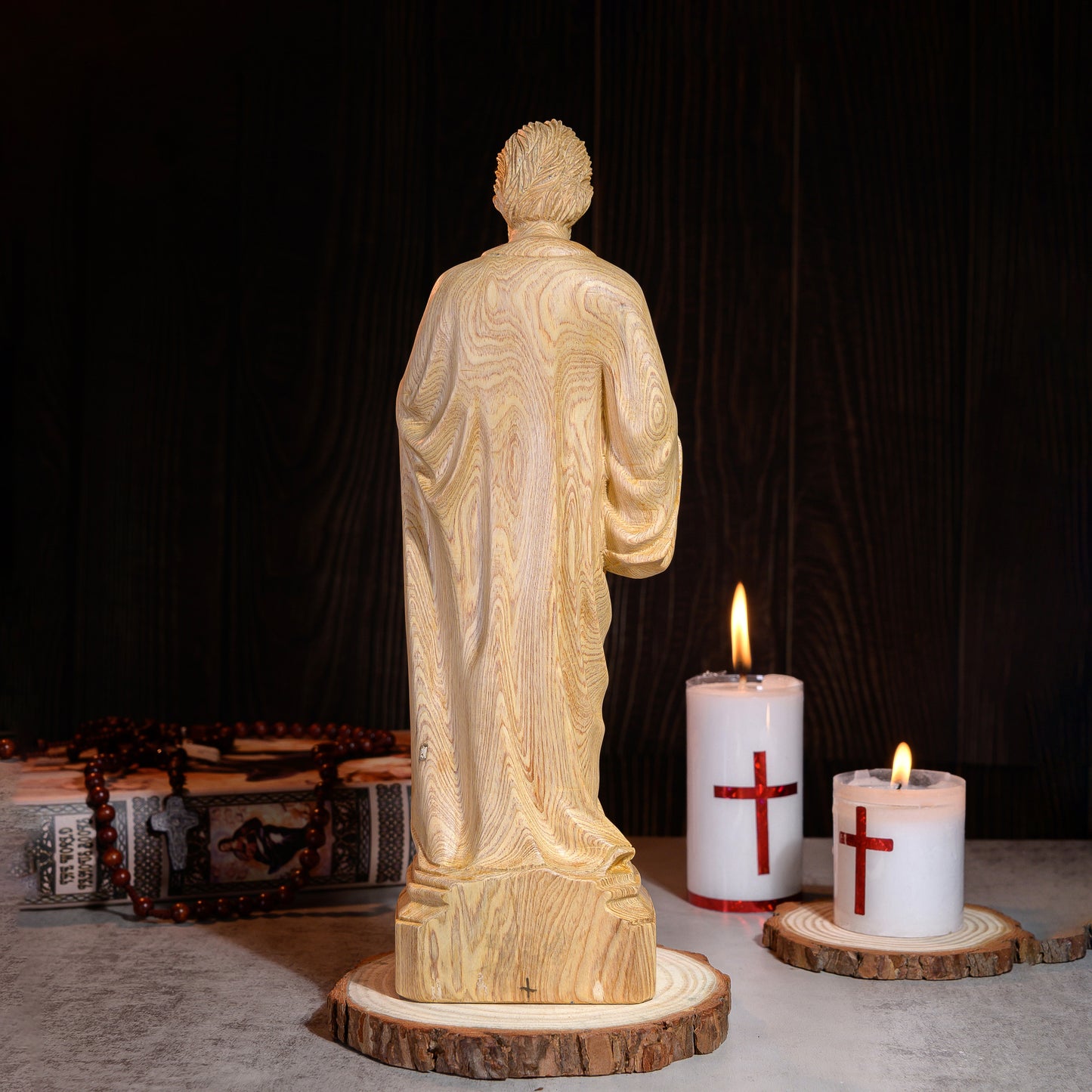 Saint Peter Wooden Statue