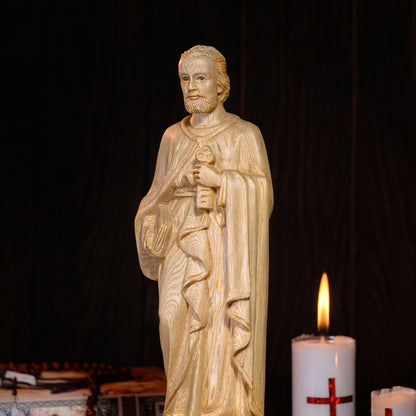 Saint Peter Wooden Statue