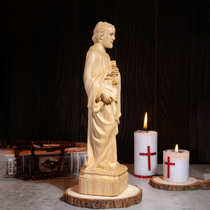 Saint Peter Wooden Statue