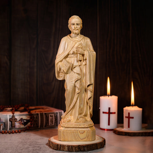 Saint Peter Wooden Statue