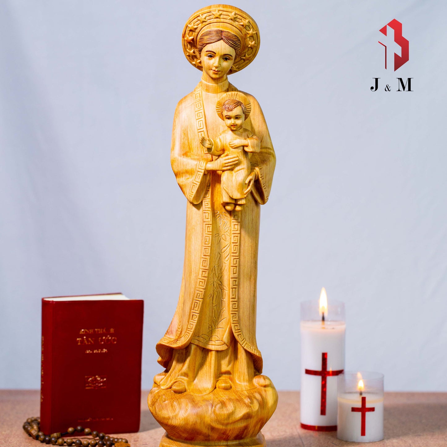 Our Lady of La Vang and Child Jesus mini 5.9"/ 7.9"