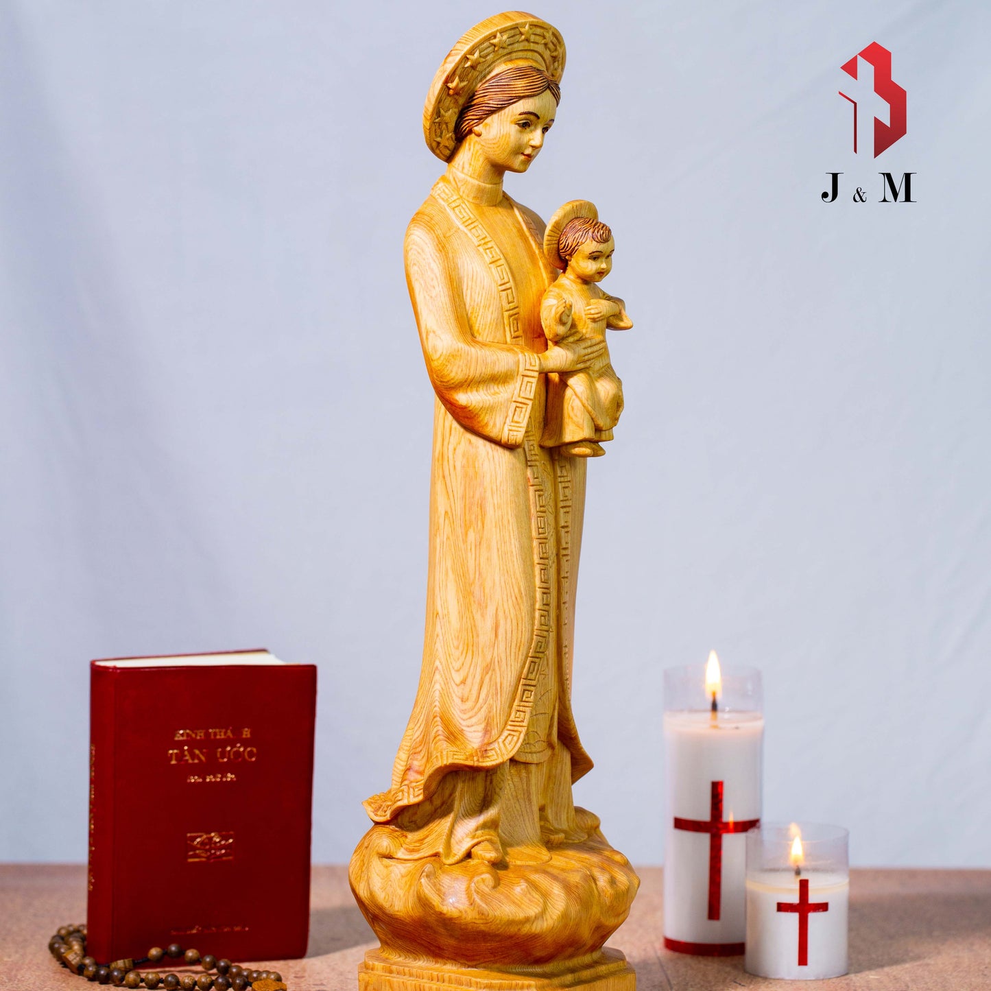 Our Lady of La Vang and Child Jesus mini 5.9"/ 7.9"