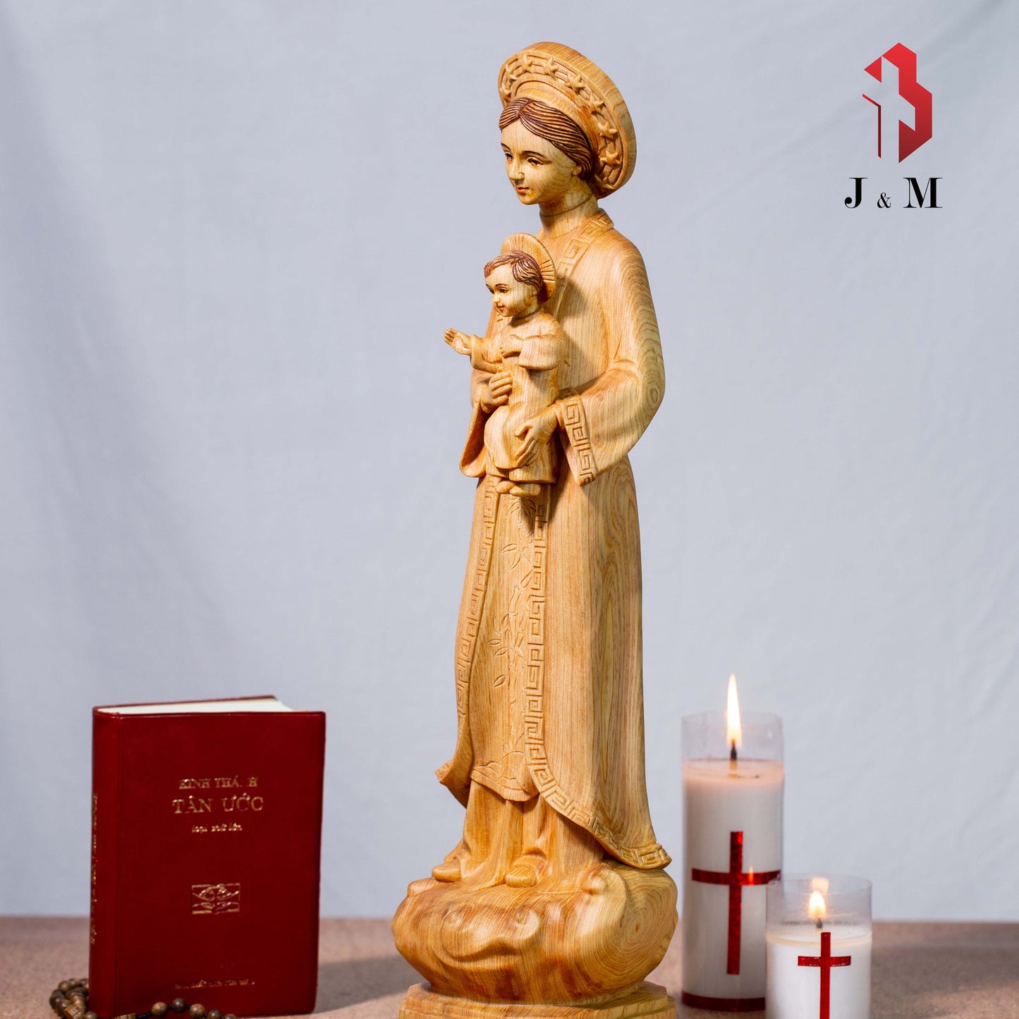 Our Lady of La Vang and Child Jesus mini 5.9"/ 7.9"